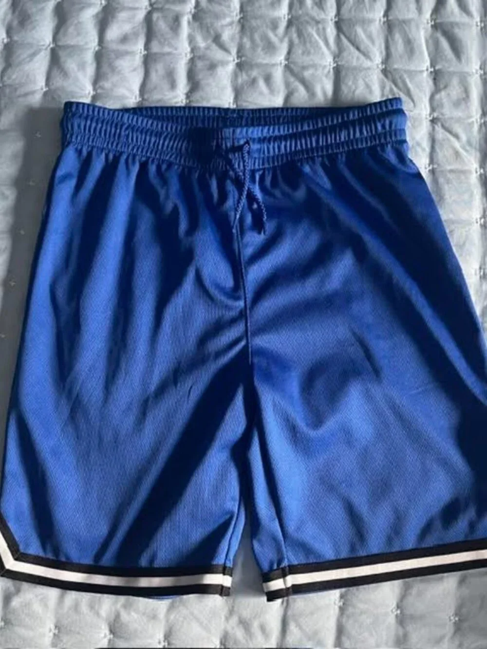 The Children's Place Boys Striped Hem Mesh Basketball Shorts 2-Pack Size 10/12